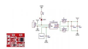 Обзор сенсорной кнопки TTP223-BA6 (ENG Sub)