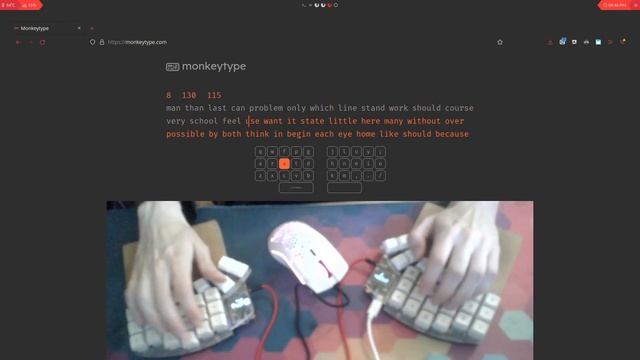 Split Keyboard Typing Test смотреть онлайн