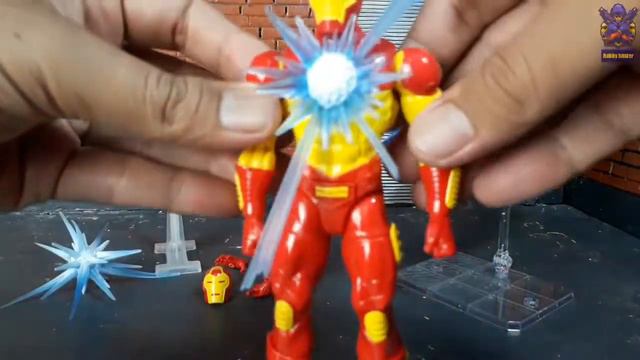 MARVEL LEGENDS  IRON MAN & PLASMA CONNON REVIEW AND UNBOX