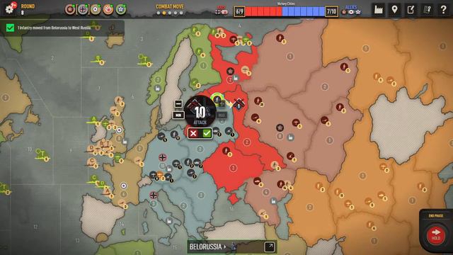 Youtuber Wars, Axis (me) V. Manix (allies), Axis and Allies 1942 Online, Ep. 12. смотреть онлайн