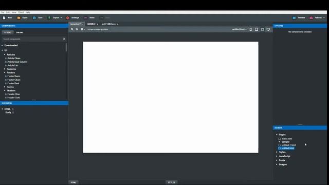 Bootstrap Studio4のファイル管理は1ドキュメント＝1サイト смотреть онлайн