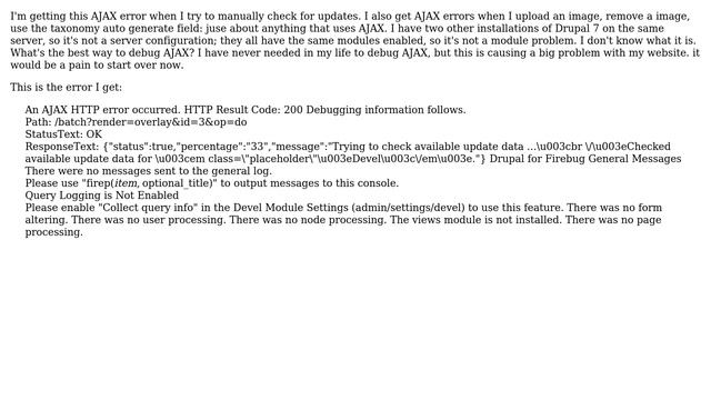 Drupal: Drupal 7 AJAX error (3 Solutions!!) смотреть онлайн
