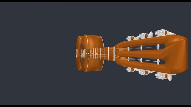 3D Model of guitar - file GuitarChek.max смотреть онлайн