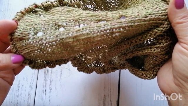 Вязальный влог#2. Лён и хлопок. Футболка Поло. Ирландское закрытие. смотреть онлайн