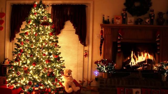 Новогодний камин АСМР? | Christmas fireplace ASMR? смотреть онлайн