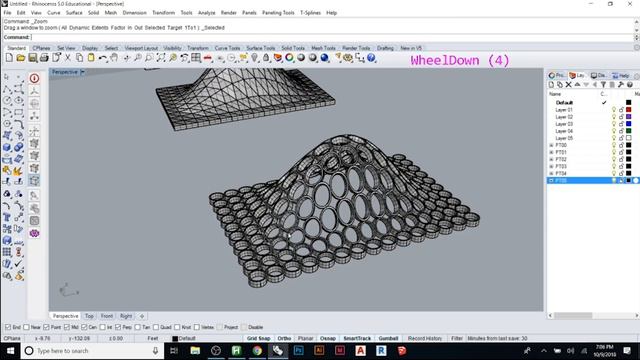 Rhino 3D Tutorial | Paneling Tools смотреть онлайн