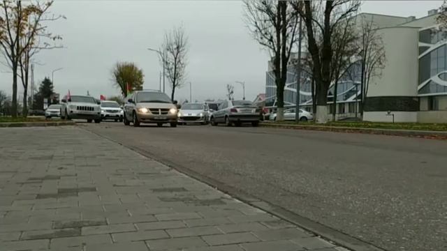 Гродно сегодня. Ябатькины диджеи опять в городе . И автопробег ябатек. смотреть онлайн