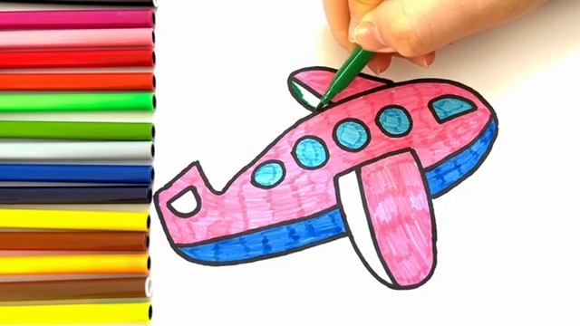 КАК ЛЕГКО НАРИСОВАТЬ САМОЛЕТ смотреть онлайн