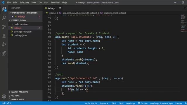 38. Put Request | Node Js | In Hindi смотреть онлайн