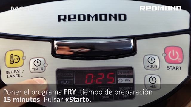 Sopa de Ajo en Multicocción REDMOND RMC-M4500E смотреть онлайн