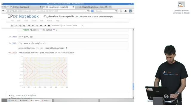 Visualización con matplotlib - Parte 3.3 - Curso Python para científicos e ingenieros смотреть онлайн