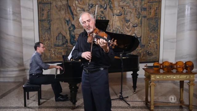 Marcello Villa plays Stradivari model Violin Elgar Salut d'amour - Carlo Alberini piano смотреть онлайн