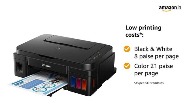 Canon Pixma G2000 All-in-One Ink Tank Colour Printer (Black) {₹11,899.00} смотреть онлайн