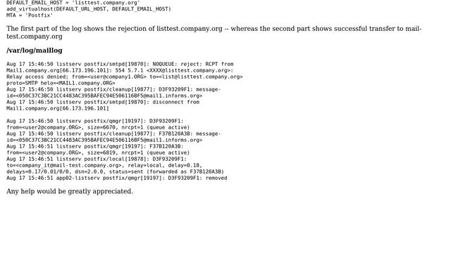 Unix & Linux: Mailman / Postfix Configuration Assistance (2 Solutions!!) смотреть онлайн