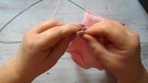 Зимний шлем спицами