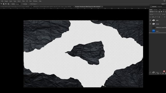 Burning Paper Edges Photoshop Tutorial смотреть онлайн