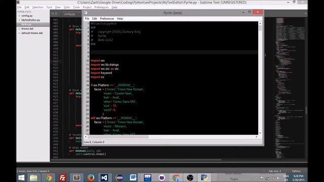 Python Advanced Text Editor Showcase смотреть онлайн