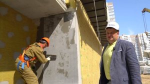 Как делают мокрый фасад, штукатурку фасадов