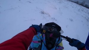 ВПЕРВЫЕ заехали на СНЕГОХОДАХ в лес! Покатуха на  BRP Summit 800