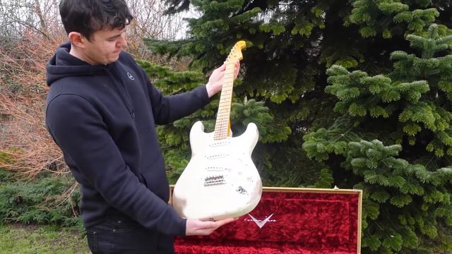 FENDER USA Custom Shop 1956 Stratocaster "Vintage Blonde + Maple" (2020) Serial- R108421 смотреть онлайн