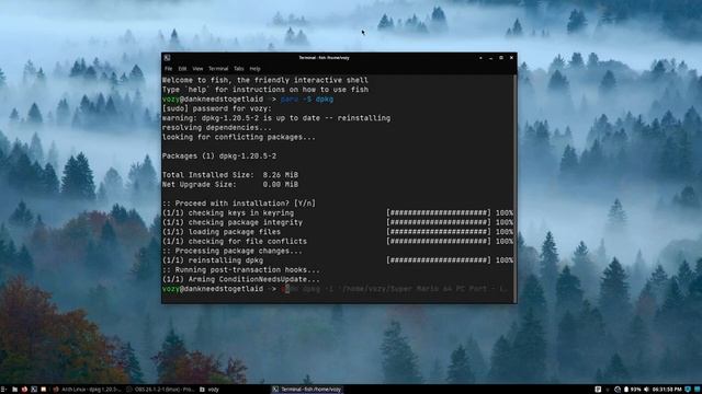 How to Install .deb Files On Arch with dpkg смотреть онлайн