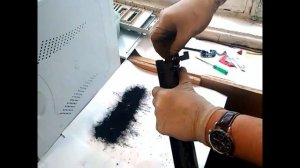 Чистка, заправка картриджа 725 го лазерного принтера Canon 6030