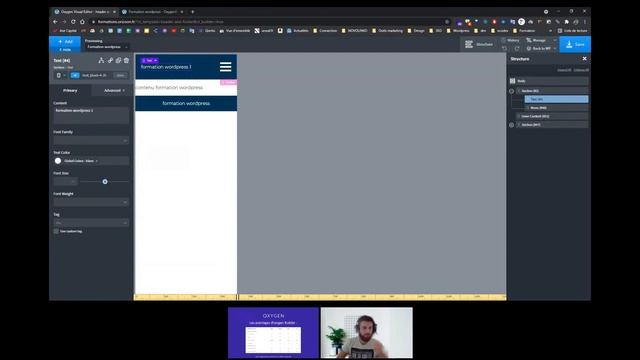 Présentation d'Oxygen Builder - *Constructeur de page Wordpress смотреть онлайн