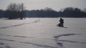 мото сани учимся управлять