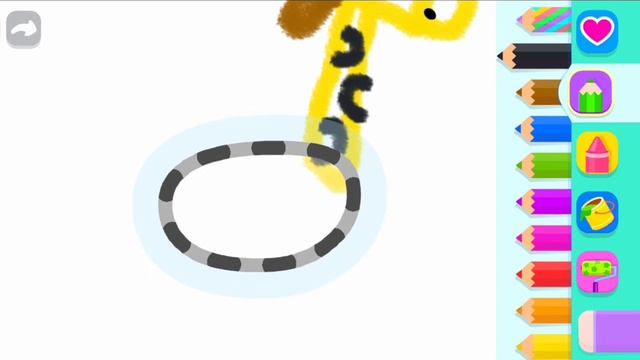 Drawing a giraffe for children | Рисуем жираф для детей | बच्चों के लिए जिराफ खींचना смотреть онлайн