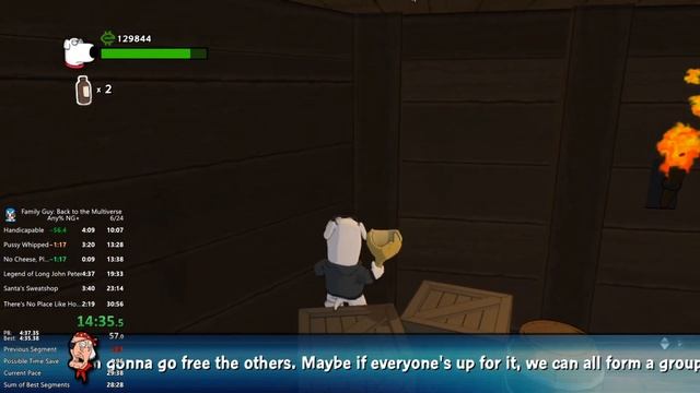 Family Guy BTTM Solo NG+ In 28:52 (28:17 w/o Loads) смотреть онлайн
