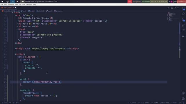 Los Watchers en VueJS | Curso completo de VueJS - Capítulo 7 смотреть онлайн