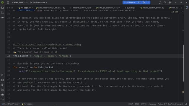 for loops - as a concept round 2 || Python Programming Concepts for loops how to think about them смотреть онлайн