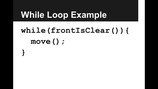 While Loops in Karel смотреть онлайн