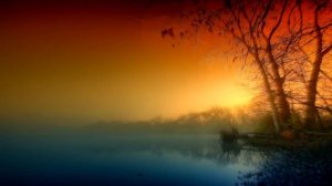 *РАССВЕТ  НА ОЗЕРЕ*  Футаж