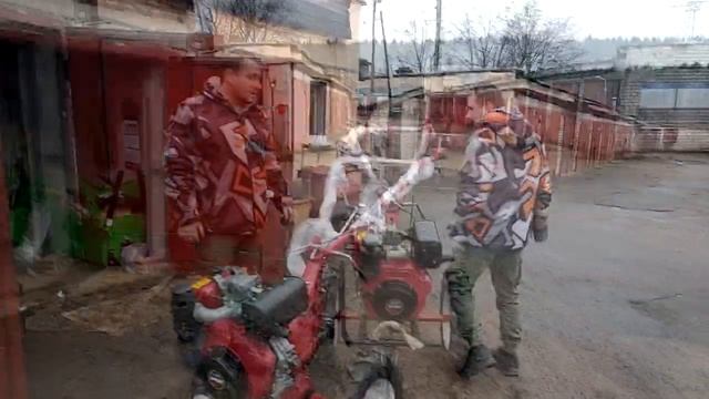 Дизельный мотоблок FERMER FD-905PRO. Заводим. Катаем. смотреть онлайн