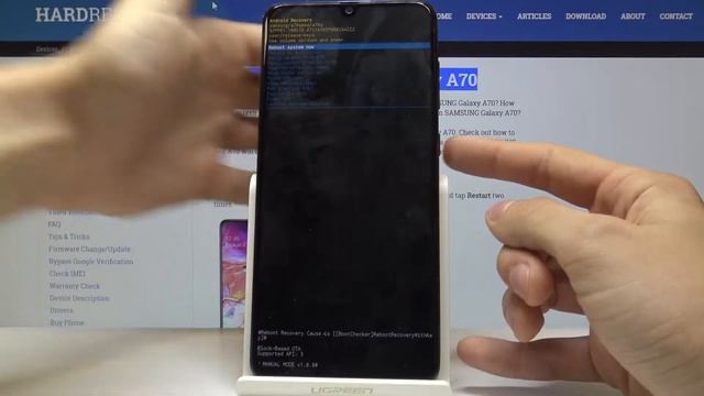 Режим восстановления Samsung Galaxy A70. Recovery mode На Samsung Galaxy A70 смотреть онлайн