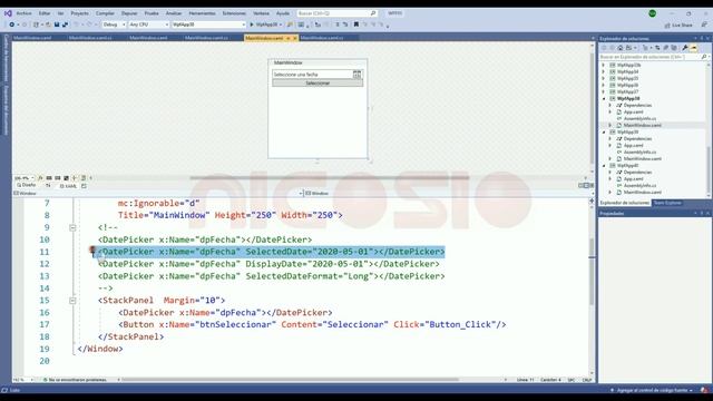 DatePicker - 38 - WPF C# en español смотреть онлайн