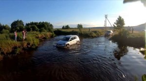 ЛЮДИ ТОПЯТ СВОИ АВТОМОБИЛИ. ОБЪЕЗД ПРОБКИ НИЖНИЙ НОВГОРОД-БОР ЧЕРЕЗ БРОД. БЕЗДОРОЖЬЕ 2020 СЕРИЯ №4.