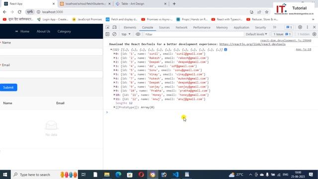 Ant Design UI react Table, API and Axios in Hindi 2023, Reactjs UI design tutorial #reactjstutorial смотреть онлайн