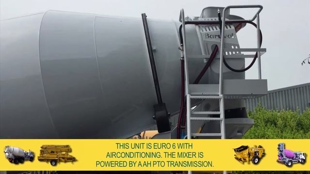 New MERCEDES / BARYVAL model AMN-8/101 8/9m3 Standard Transit Concrete Mixer Truck смотреть онлайн
