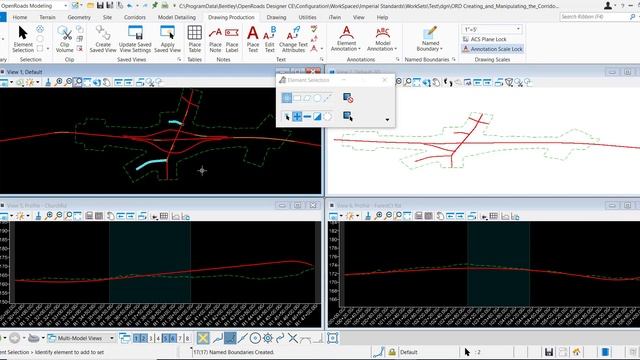 Selection Set Named Boundary Creation in Open Roads/Rail/Site Designer смотреть онлайн