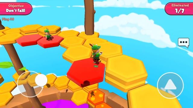 Stumble Guy‪s‬ - Gameplay Walkthrough Part 11 - New Map: Lost Temple (iOS, Android)