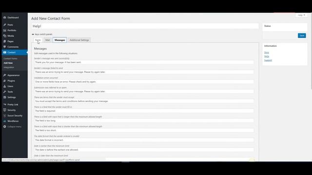 Wordpress Plugin Contact Form 7 смотреть онлайн