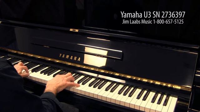 Yamaha U3 Upright Piano Video Demo SN 2736397 смотреть онлайн