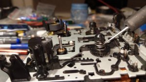 часть 1 Реанимация Technics узел подкасетника - устранение ошибки F03  навсегда!