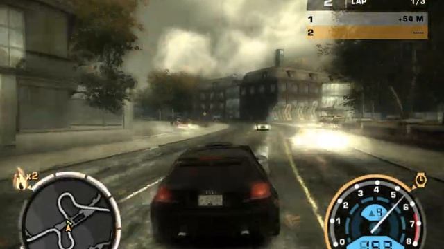 Need For speed Most wanted Audi s3 vs Mutshubishi Evo9 смотреть онлайн