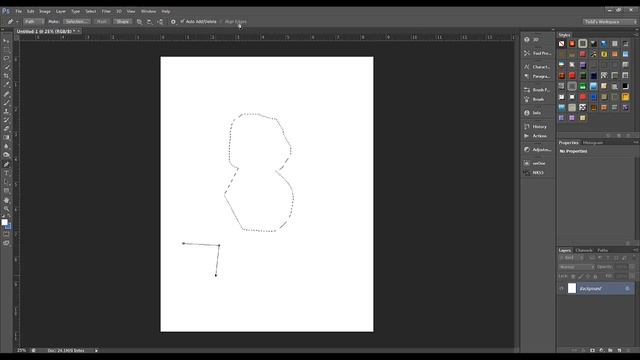 Combine selections with paths in Photoshop смотреть онлайн