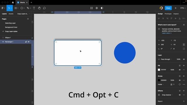 Copy Paste Layer Styles | Figma Shortcut смотреть онлайн