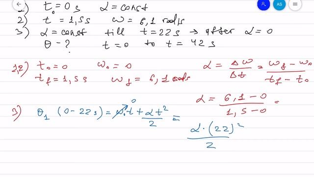 Week 6 - Ch 10 - Pr 5 - Constant Angular Acceleration смотреть онлайн