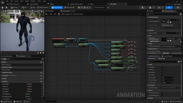 Change the Skeletal Mesh in your Animation Blueprint in Unreal Engine UE5 смотреть онлайн